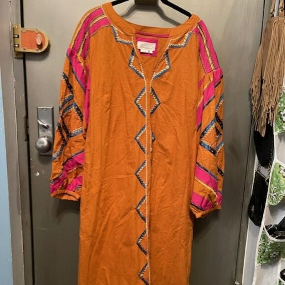 Anthropologie Retro Stasiana Embroidered Tunic Dress - Picture 5 of 16